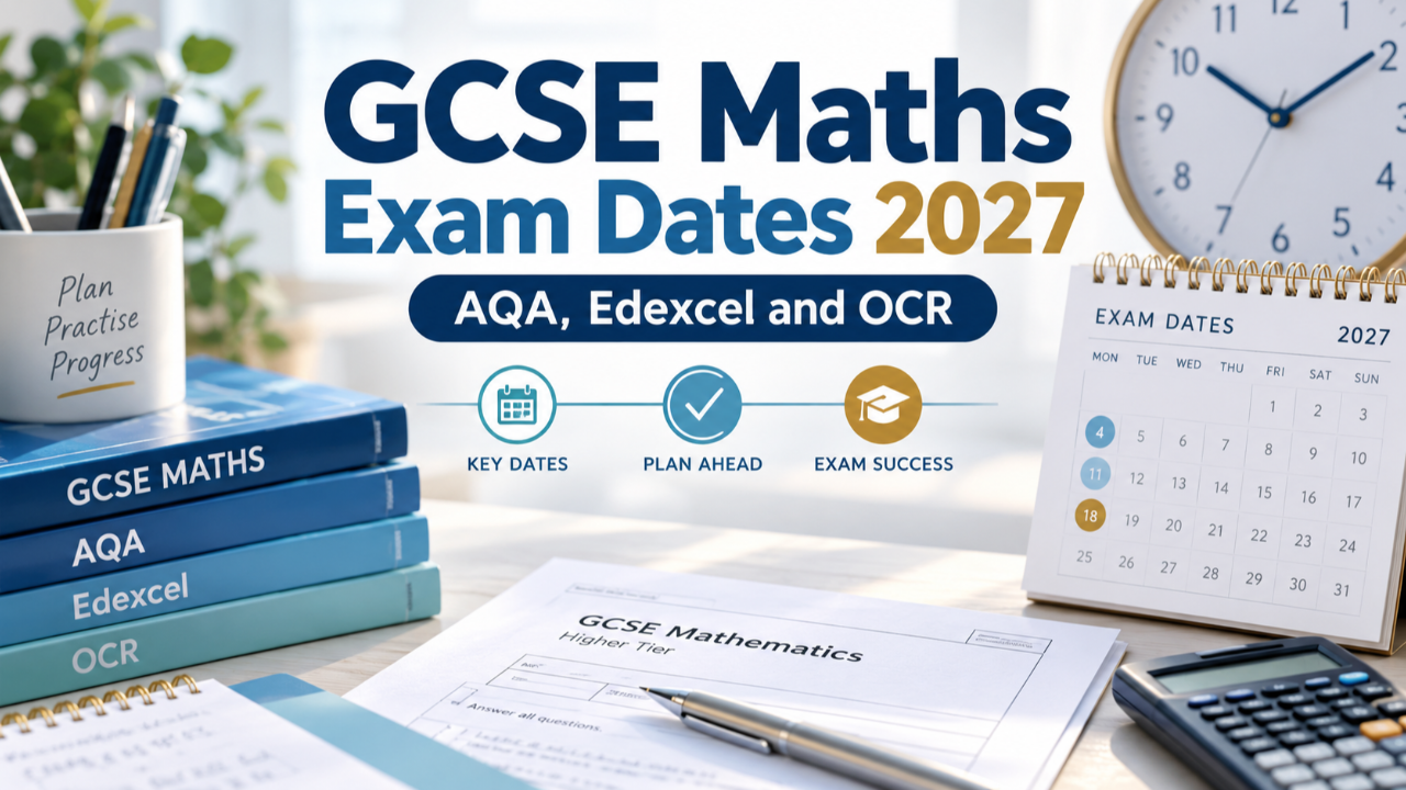 image showing exam dates for 2027 for aqa edexcel and ocr