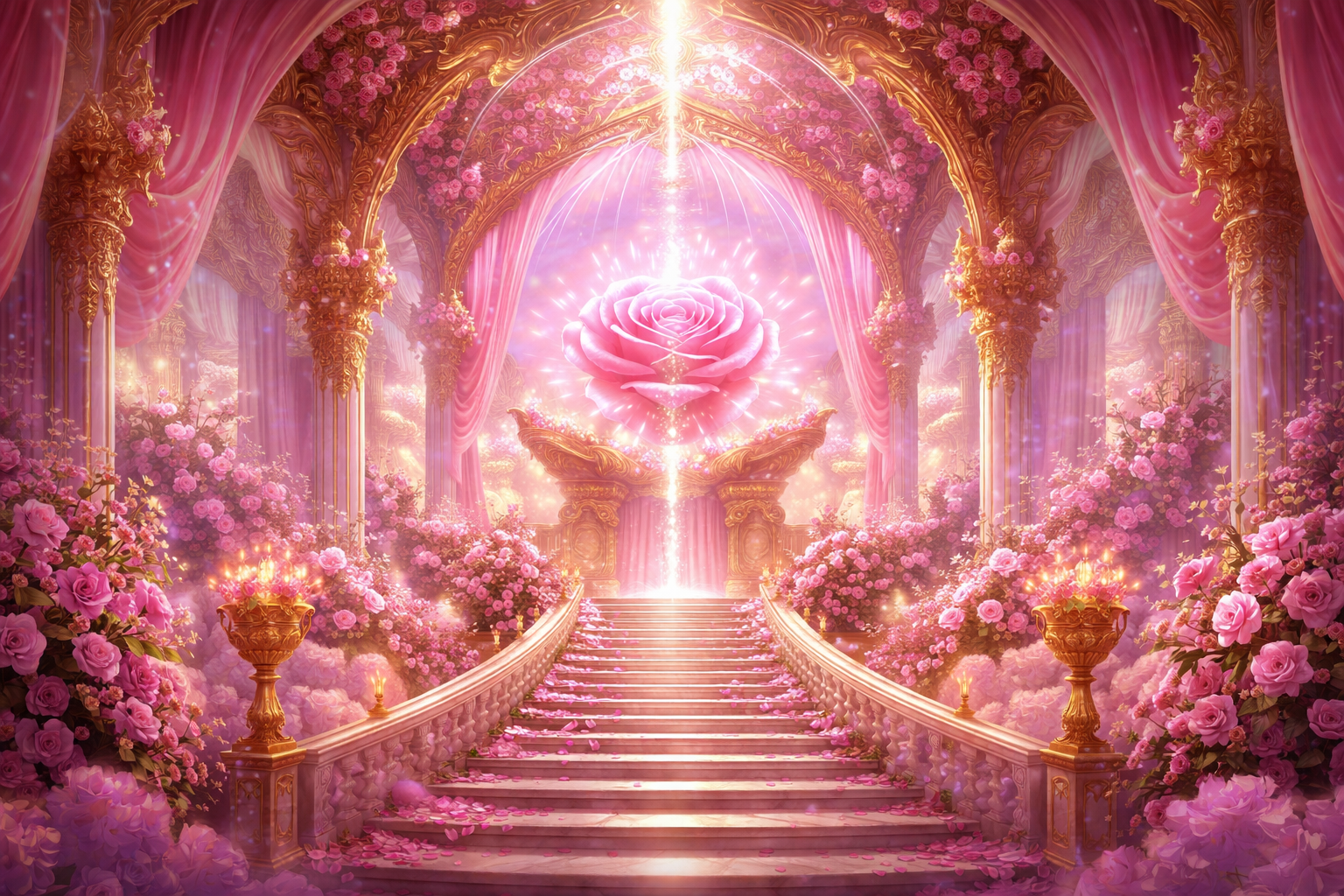 The Pillar of the Rose Grail