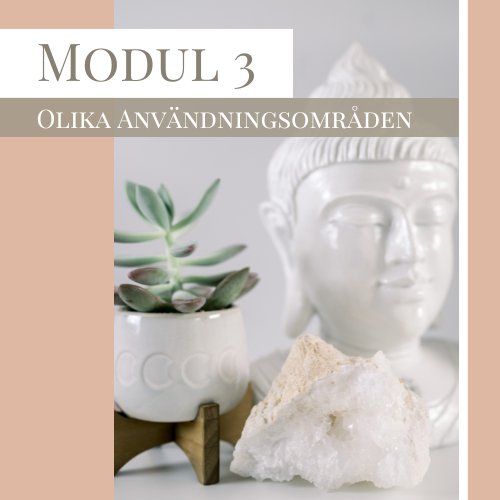 Kristallgeod i ett vardagsrum som illustrerar 'Modul 3: Olika användningsområden' i en introduktionskurs om kristaller av Angelica Weston på Healerworker Academy.