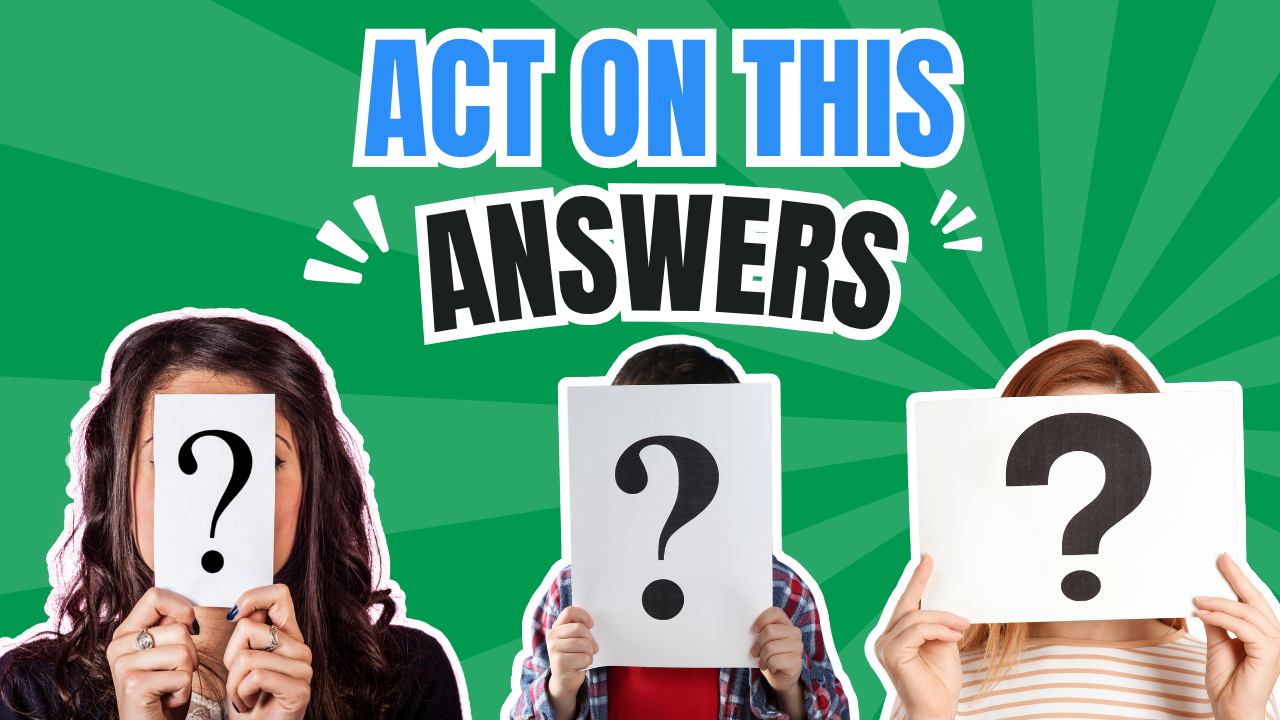 Act On This LIVE Zoom call