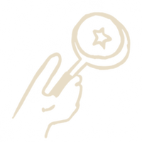 Hand-drawn creativity symbol