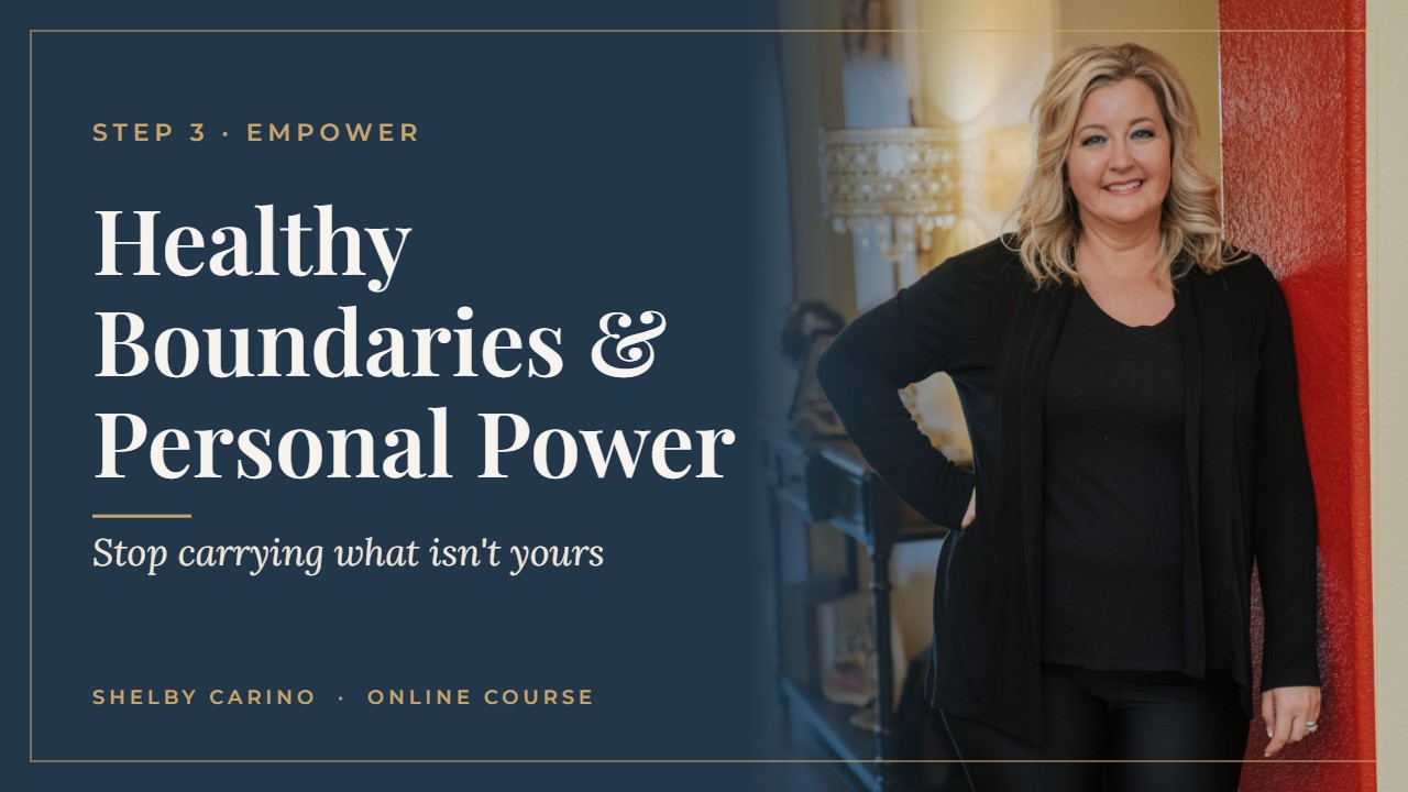 Healthy Boundaries & Personal Power course
