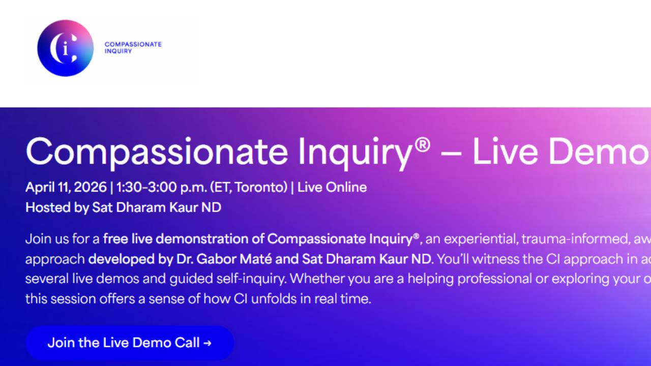 Compassionate Inquiry® | Free Live Demo Call
