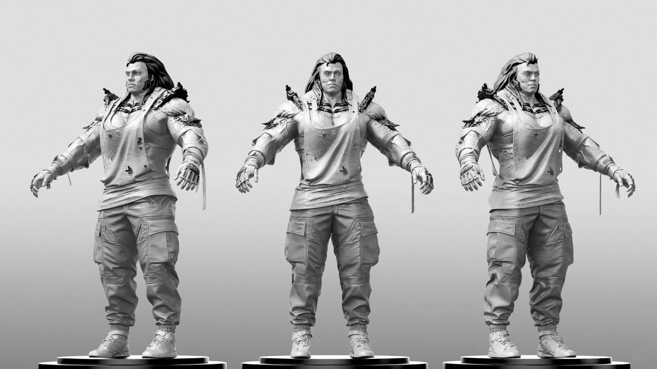 Marcin Klicki character sculpt