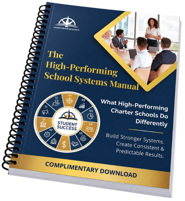 Inside spread of the High-Performing Schools Manual (placeholder)