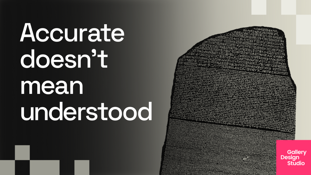 Accurate Doesn't Mean Understood