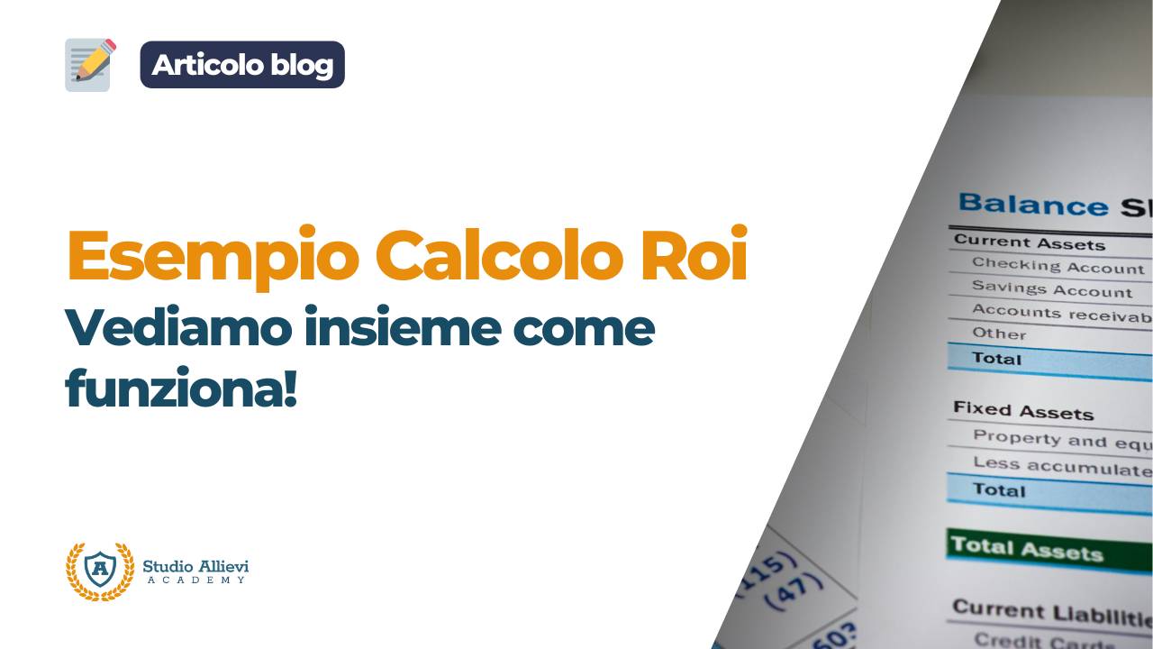 Esempio Calcolo Roi