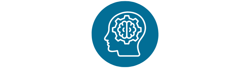 Icon representing well-being outcomes associated with Healing Touch research, including reduced stress, emotional regulation, improved sleep, and patient comfort.