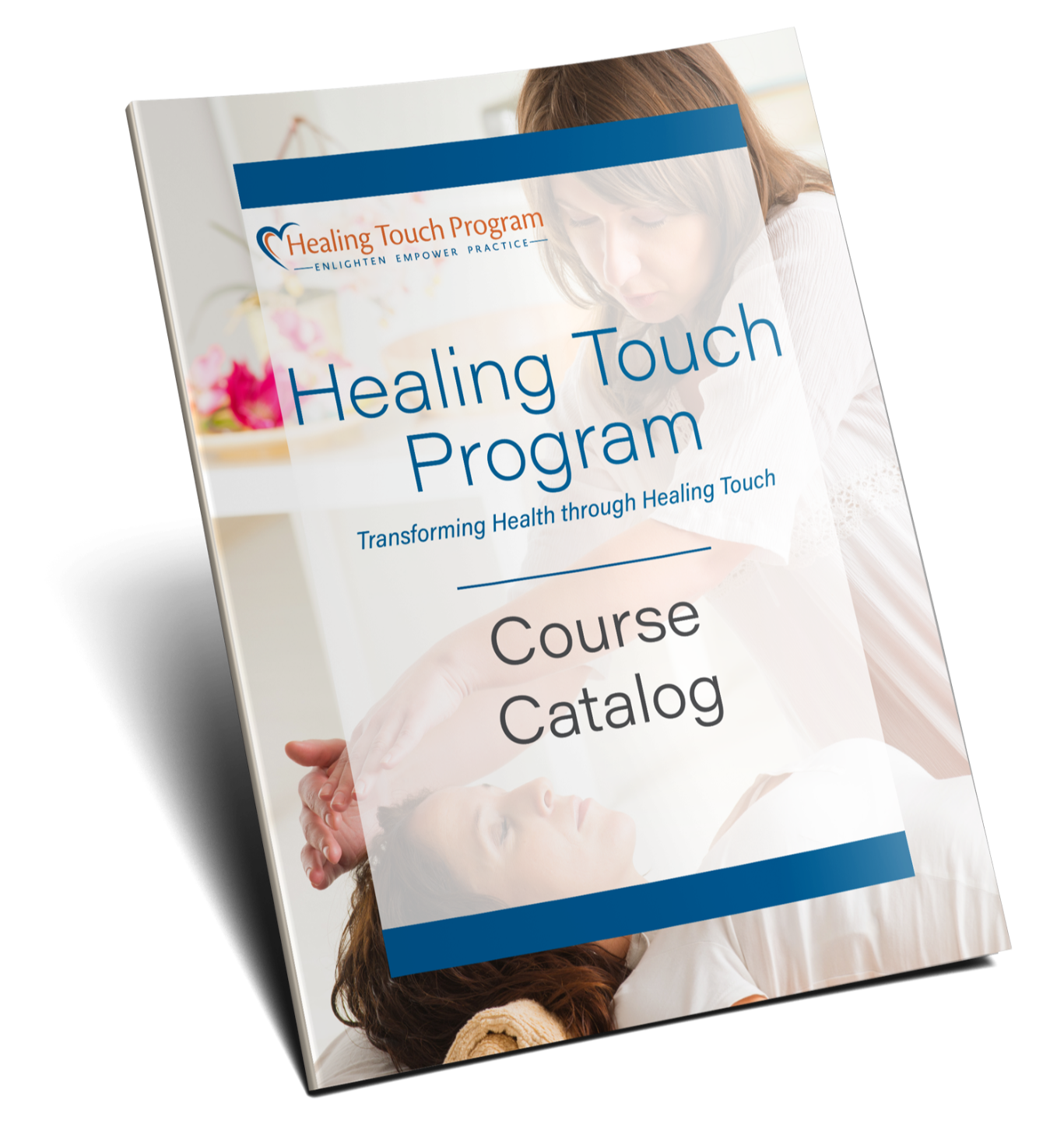 Healing Touch Program Course Catalog PDF outlining classes, learning paths, and certification options.