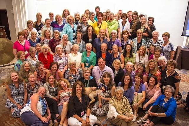 Group of Healing Touch Certified Instructors gathered together, representing the experienced educators who teach and mentor students in the Healing Touch Fast Track program.
