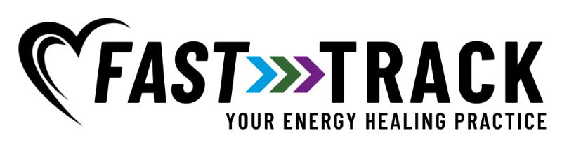 Healing Touch Fast Track program logo representing an accelerated training path for Levels 1–3 energy healing education.