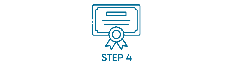 Step 4 of the Healing Touch Practitioner Path — apply for Healing Touch Certified Practitioner credential.