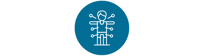 Icon representing physiological outcomes studied in Healing Touch research, including relaxation response, nervous system regulation, and recovery support in clinical settings.