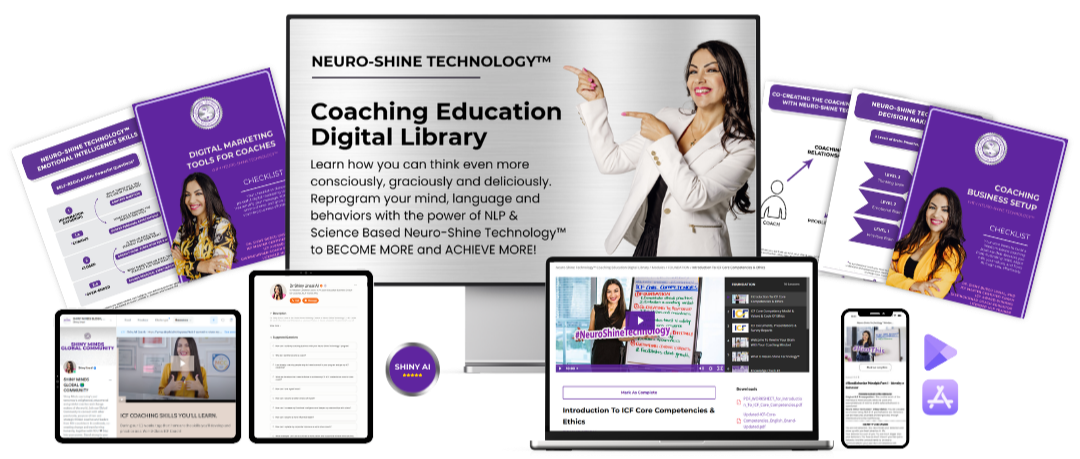 Key takeaways of Neuro-Shine Technology™ coaching certification: self-awareness, clarity, empowerment, and high-conscious influence