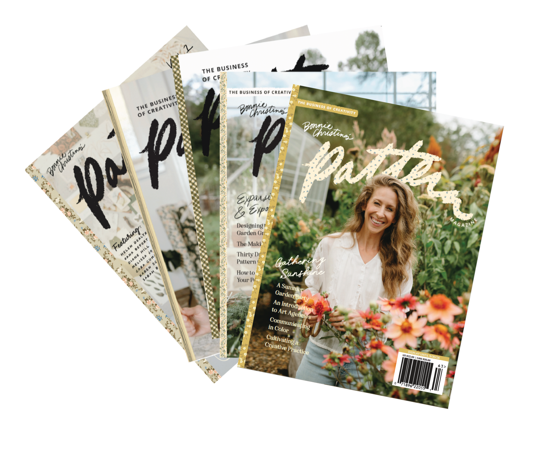 Pattern Magazine by Bonnie Christine is a quarterly digital publication included in your Pattern+ Plus membership