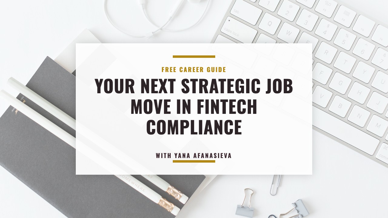 Changing Jobs in FinTech Compliance