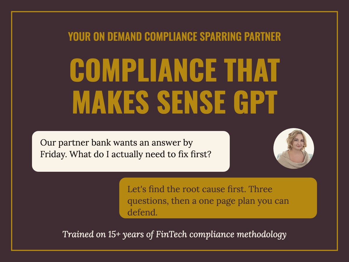 Compliance That Makes Sense GPT