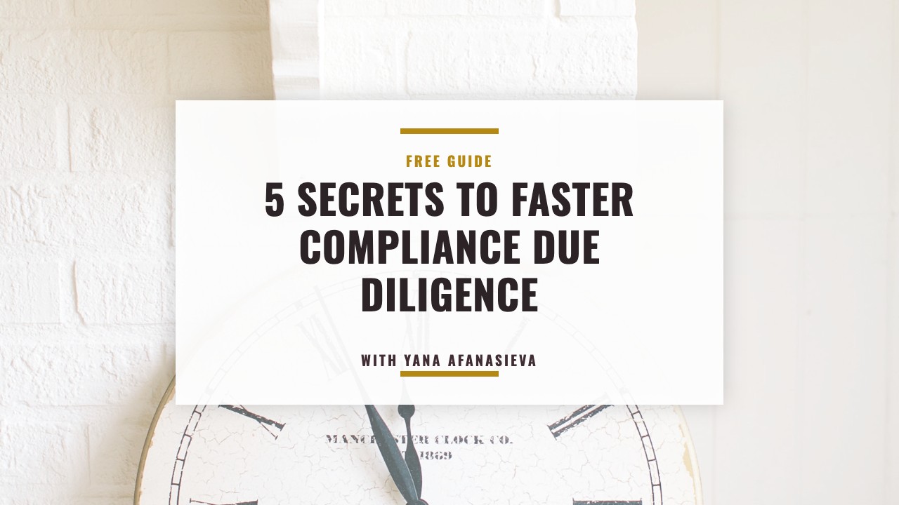 5 Secrets to Faster Compliance Due Diligence