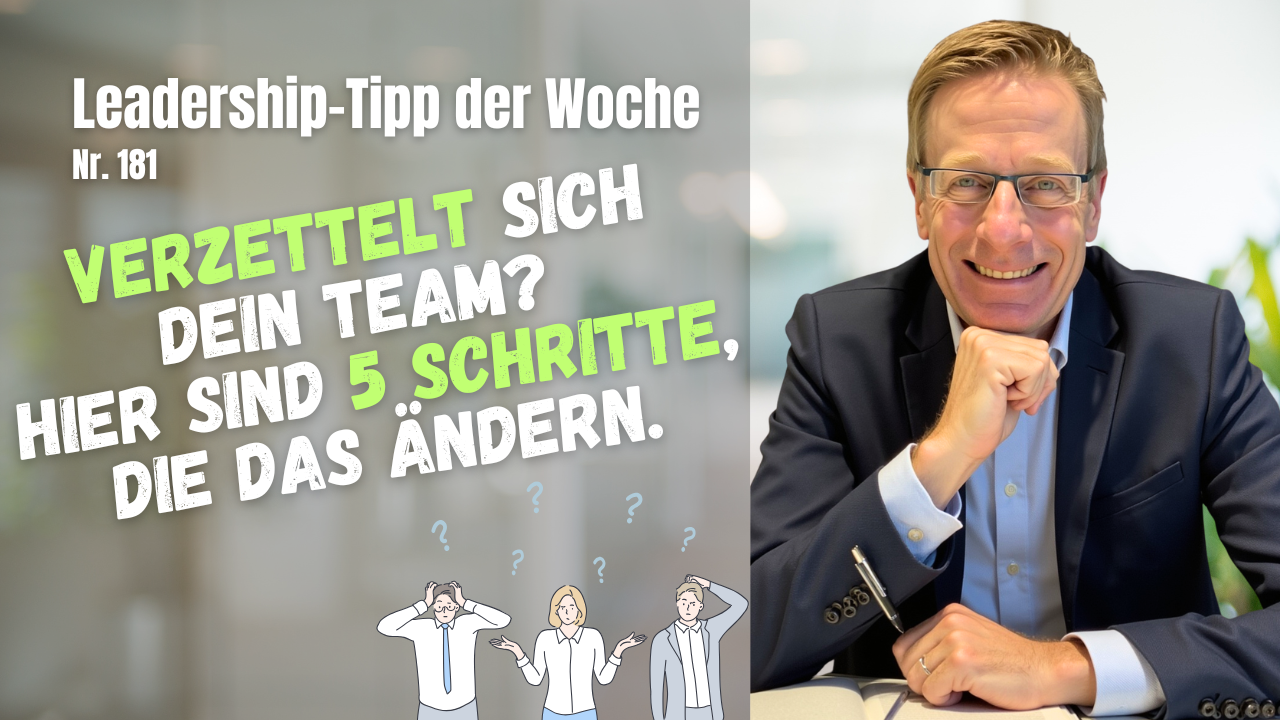 Verzettelt sich dein Team? Hier sind fünf Schritte, die das ändern.