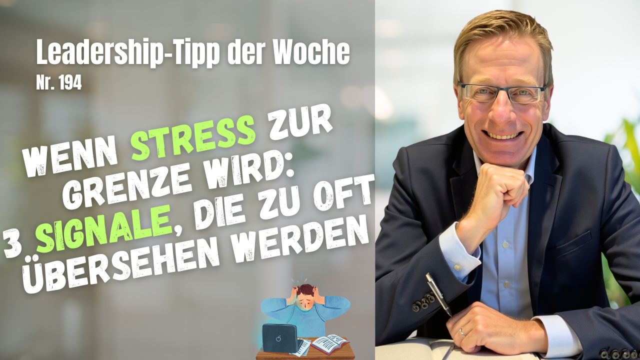 Wenn Stress zur Grenze wird: Die drei Signale, die Führungskräfte zu oft übersehen