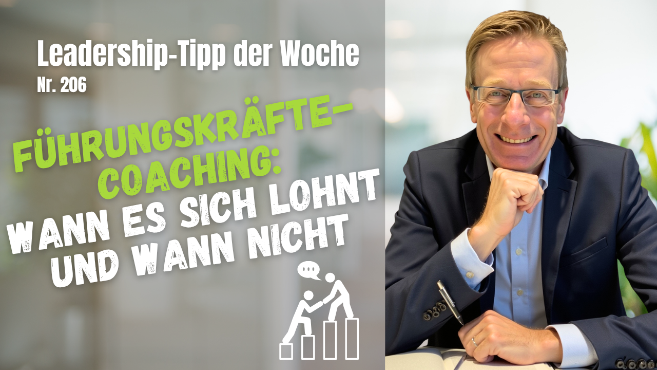 Führungskräfte-Coaching: Wann es sich lohnt und wann nicht