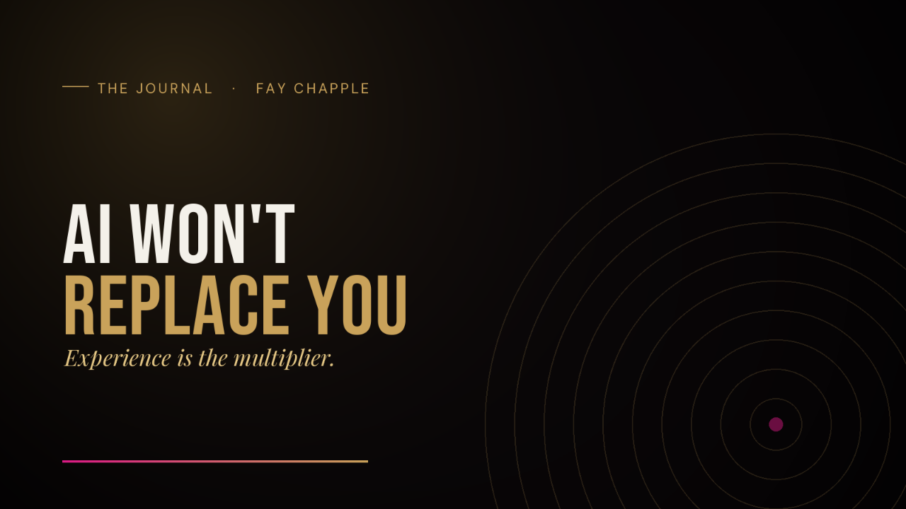 AI Won't Replace You — It'll Multiply You | Fay Chapple