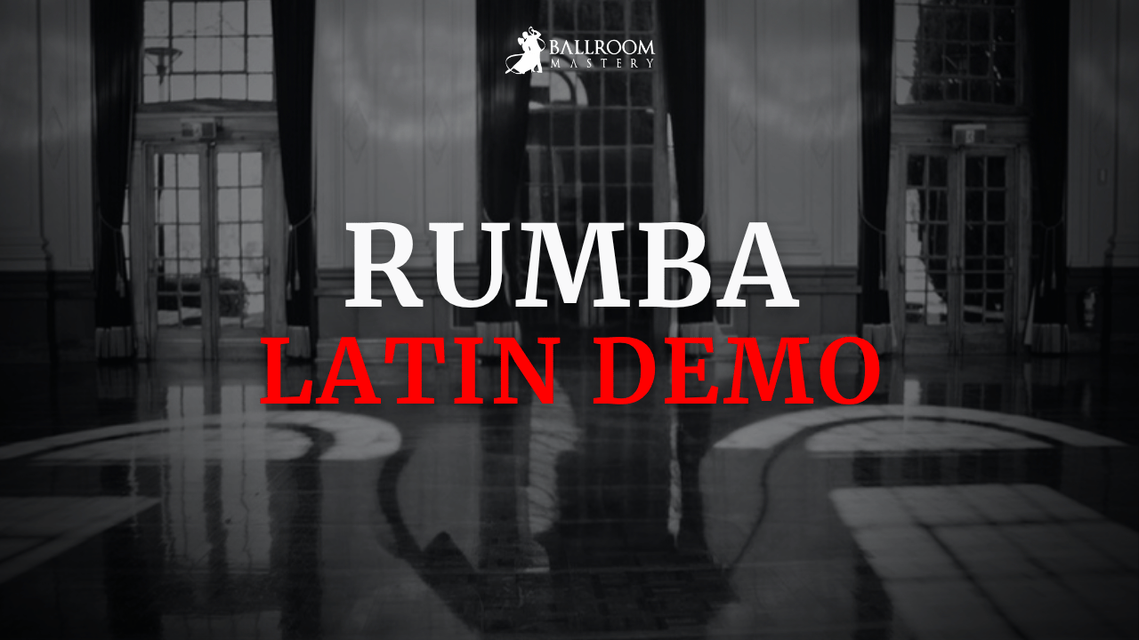 Advanced Rumba Demonstration, a Latin demonstration with Vaughan Liddicoat
