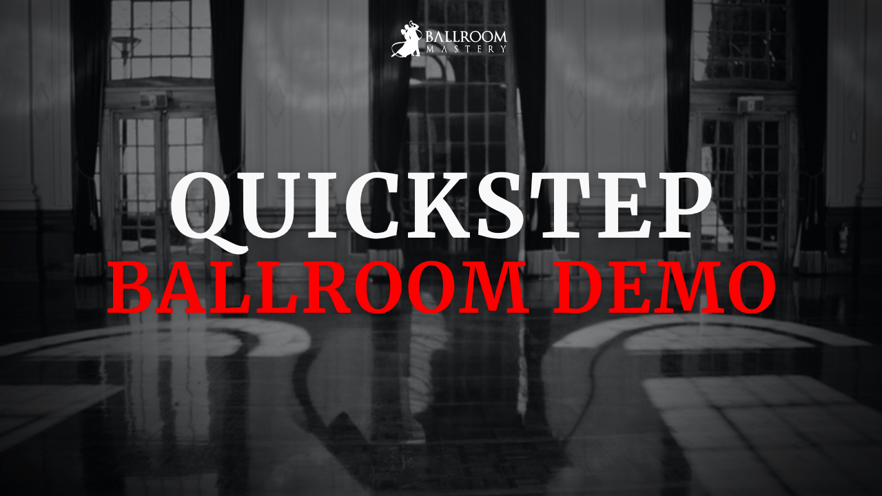 Advanced Quickstep Demonstration, a Ballroom demonstration with Vaughan Liddicoat