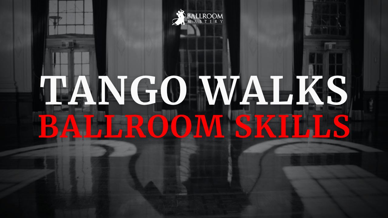 How to Dance Tango Walks with the 80/20 Rule, a Ballroom technique lesson with Vaughan Liddicoat