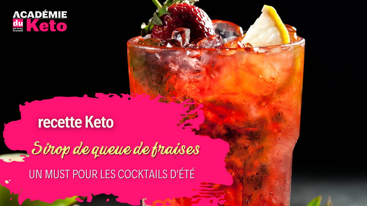 Sirop de queues de fraises