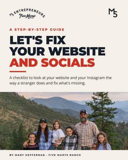 Cover of Let's Fix Your Website and Socials