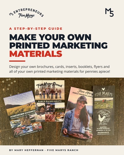 Cover of Make Your Own Printed Marketing Materials