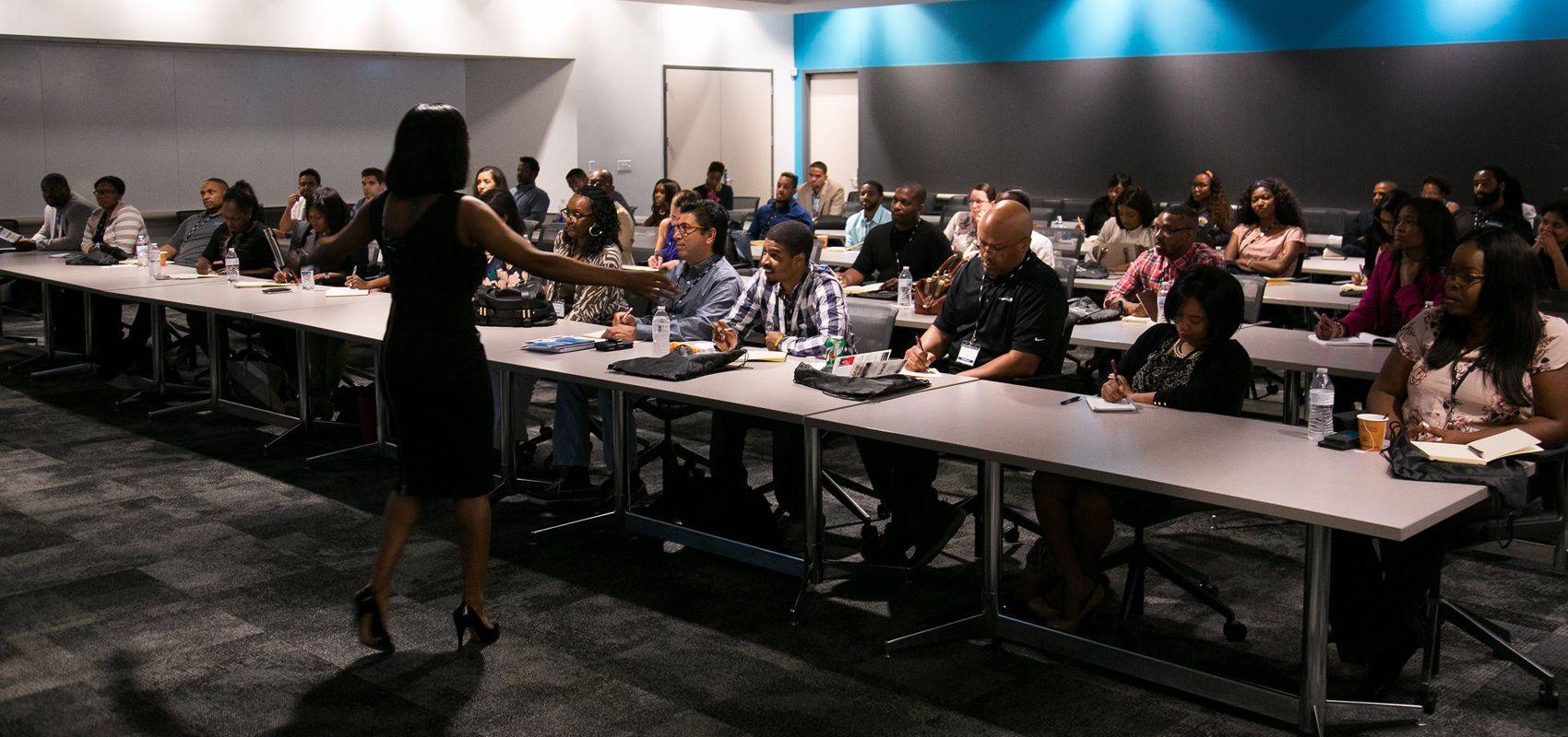 Jacqueline Baker leading a workshop