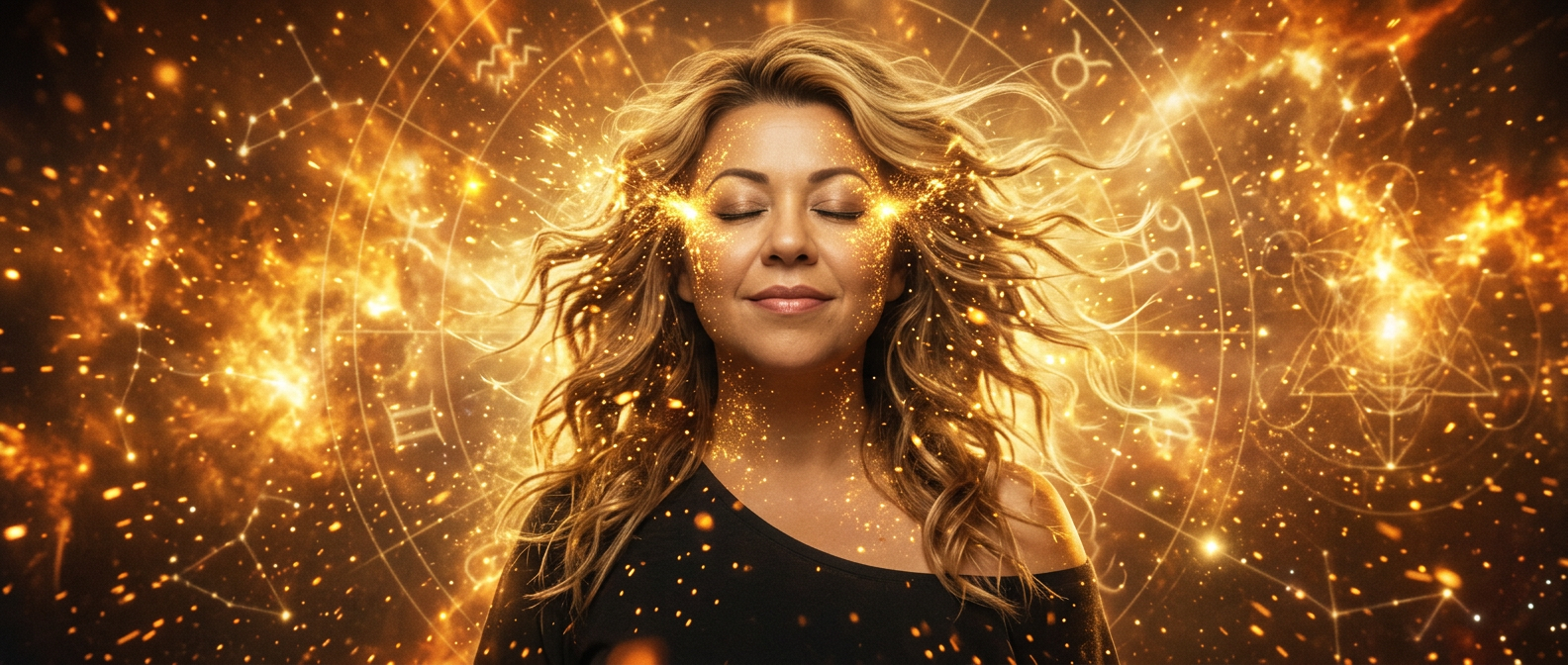 Cosmic awakening — temporary celestial workshops artwork