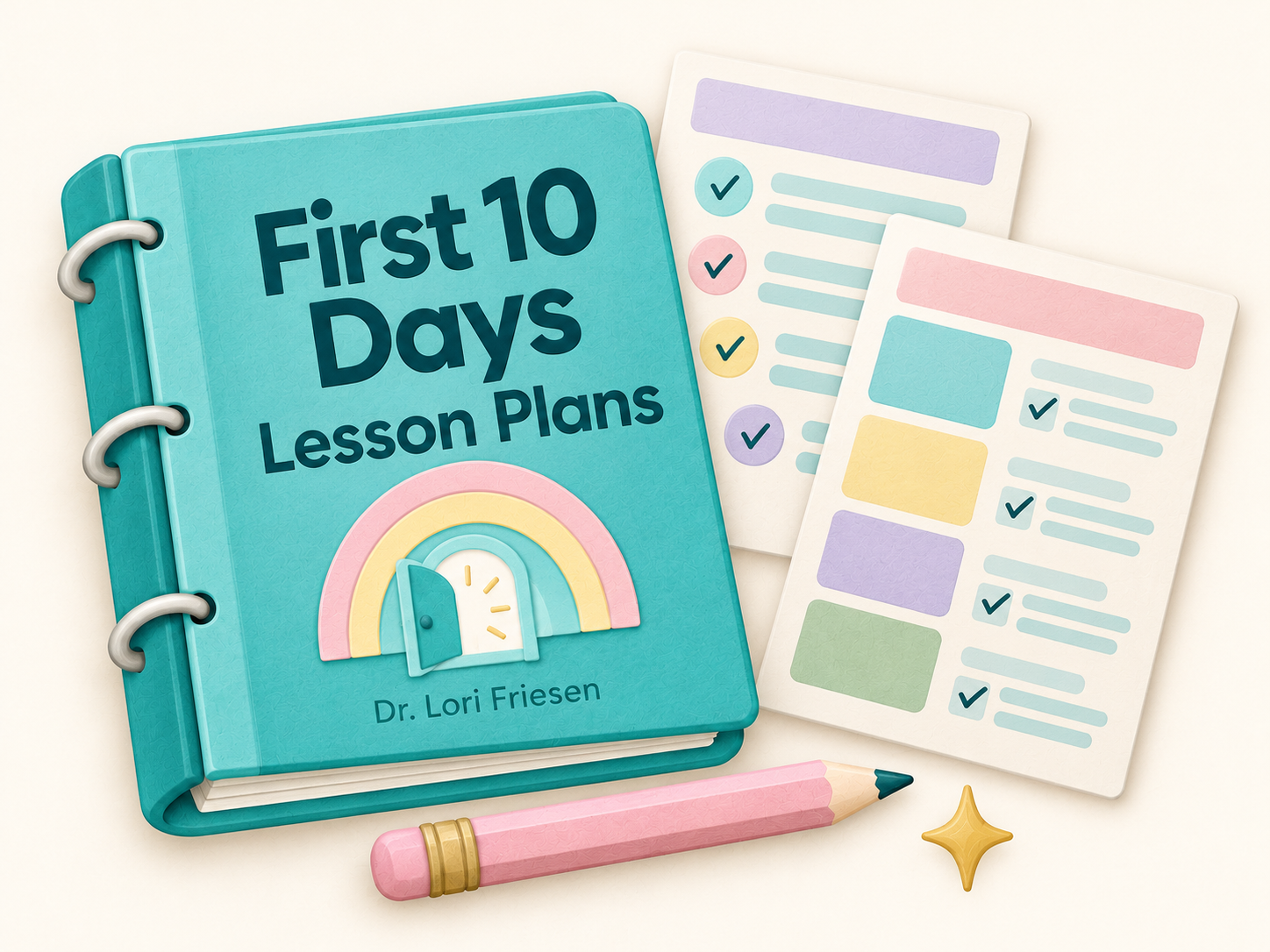 Three mockup devices showing responsive design with sky and grass illustration