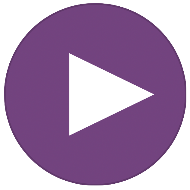 Purple Circle with White Arrow