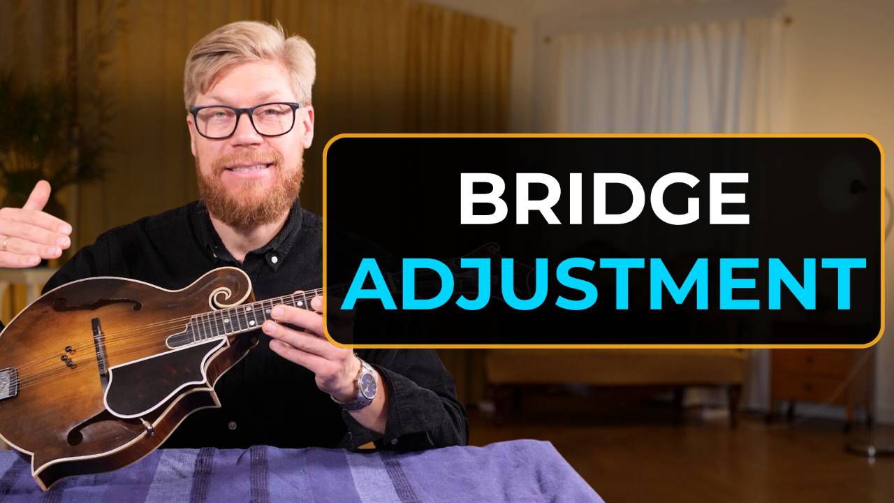 Perfect Your Mandolin's Playability with an Adjustable Bridge