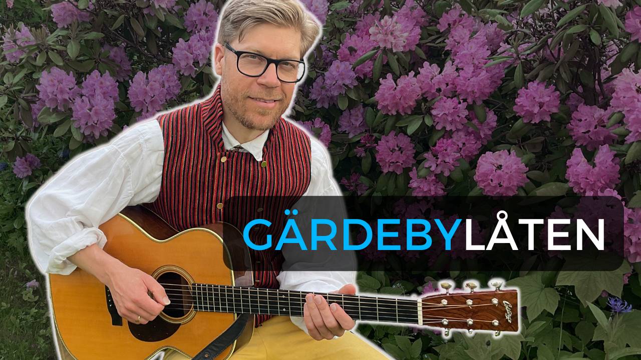 Play Nordic Folk Guitar - Tabs for Gärdebylåten