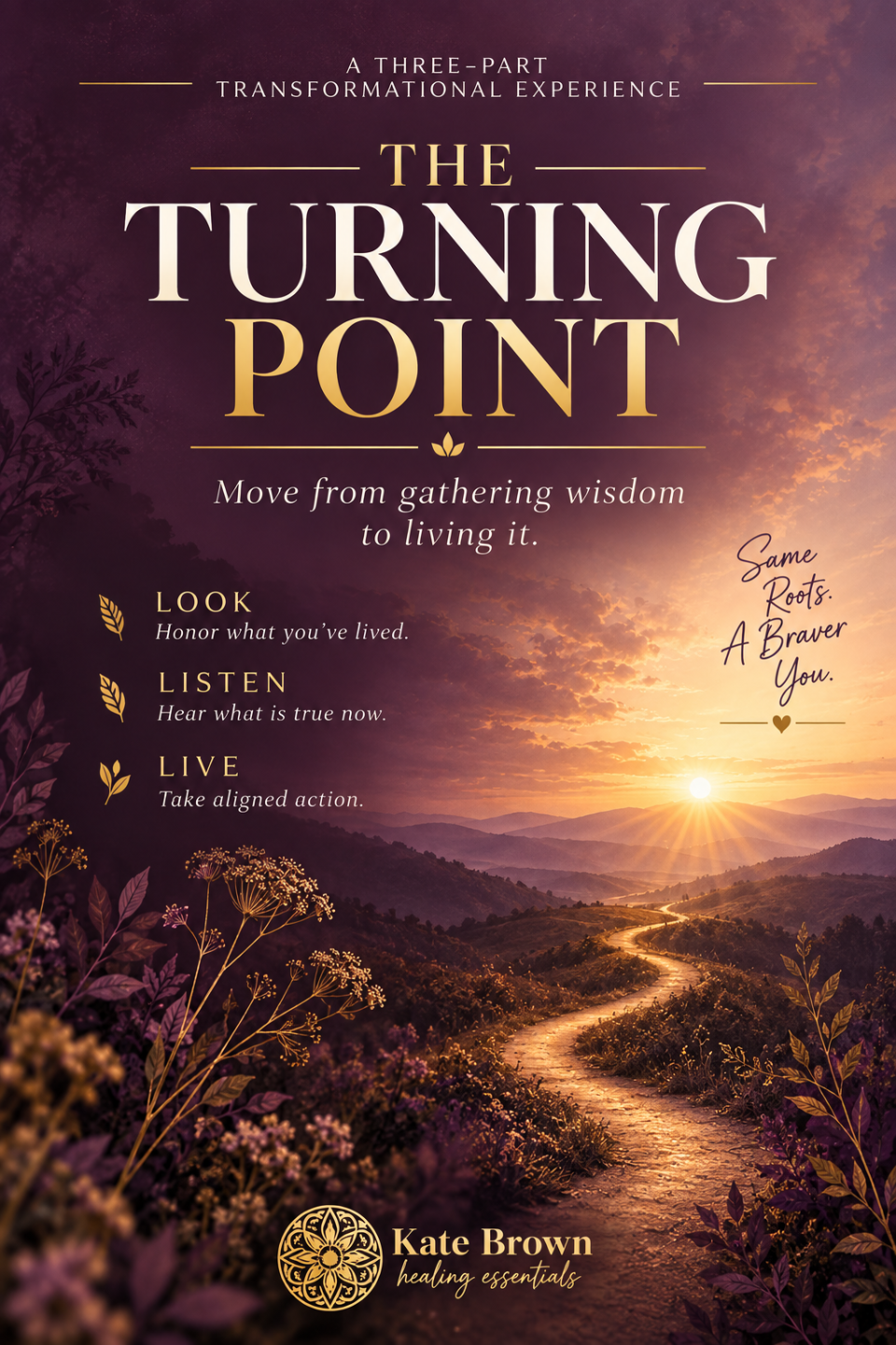 The Turning Point — a three-day live online experience, September 15–17, 2026