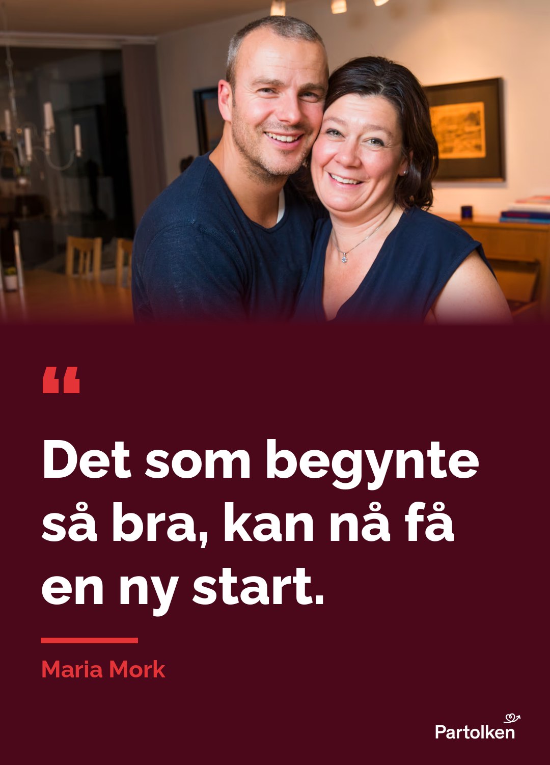 Det som begynte så bra, kan nå få en ny start. Maria Mork