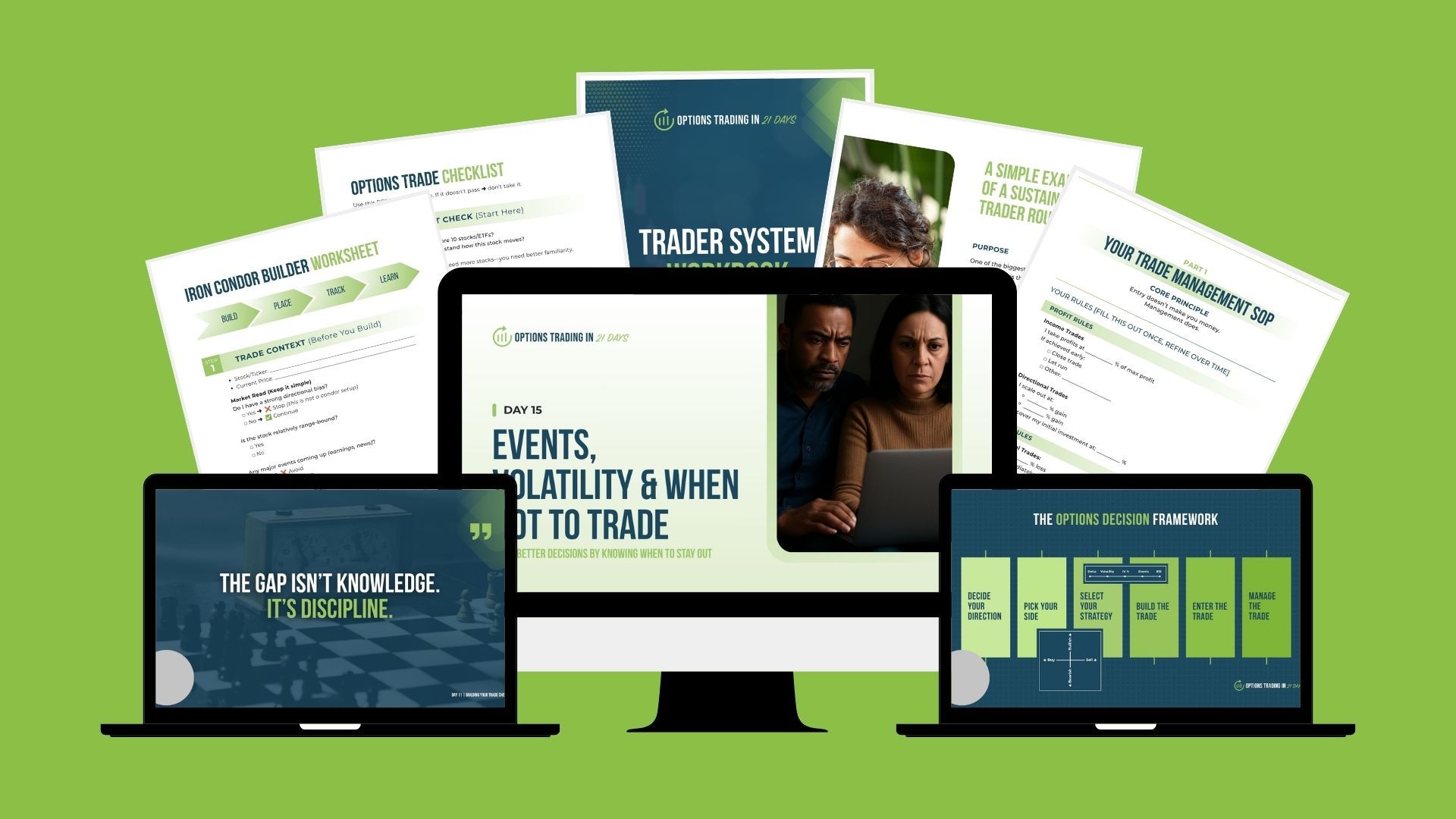 Kevin Amell options trading course development case study by CRE8TION