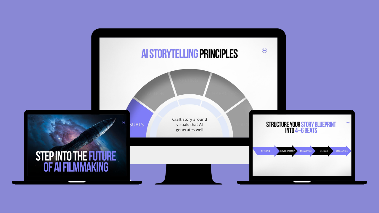 Mock-up of assets created for an AI course