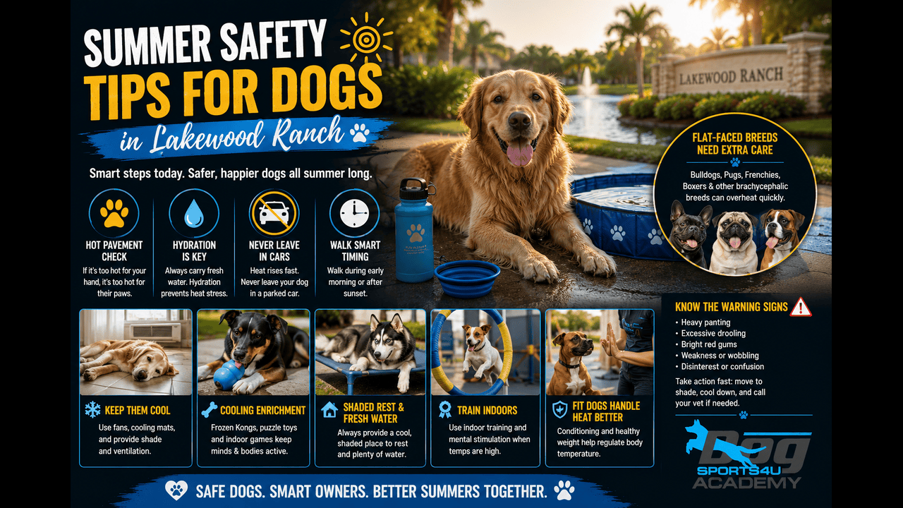 Summer Safety Tips For Dogs in Lakewood Ranch