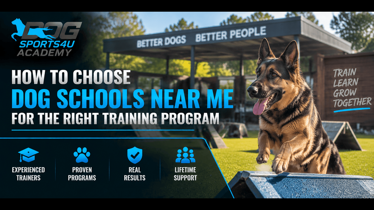 How to Choose Dog Schools Near Me for the Right Training Program 
