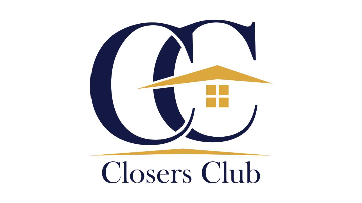 Closers Club logo is two large C's with a house and window icon