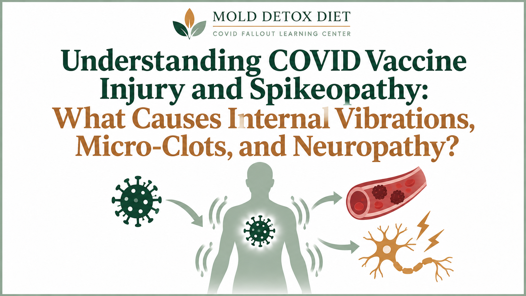 COVID Vaccine Injury & Spikeopathy illustration