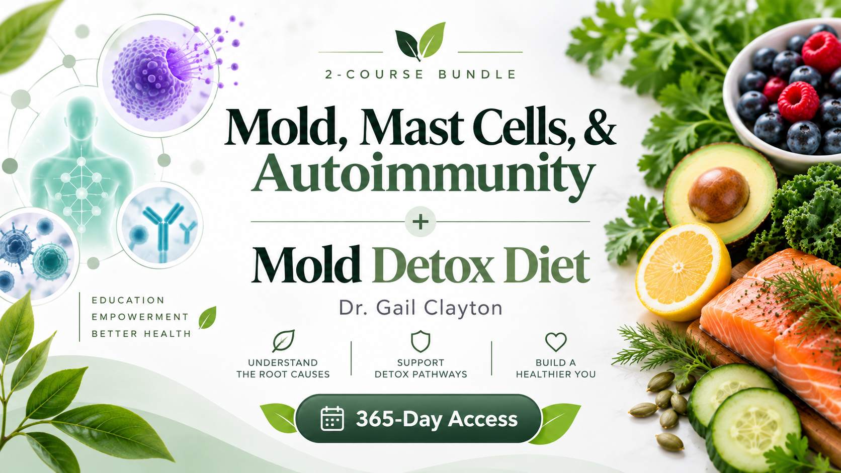 Mold, Mast Cells & Autoimmunity + Mold Detox Diet course bundle