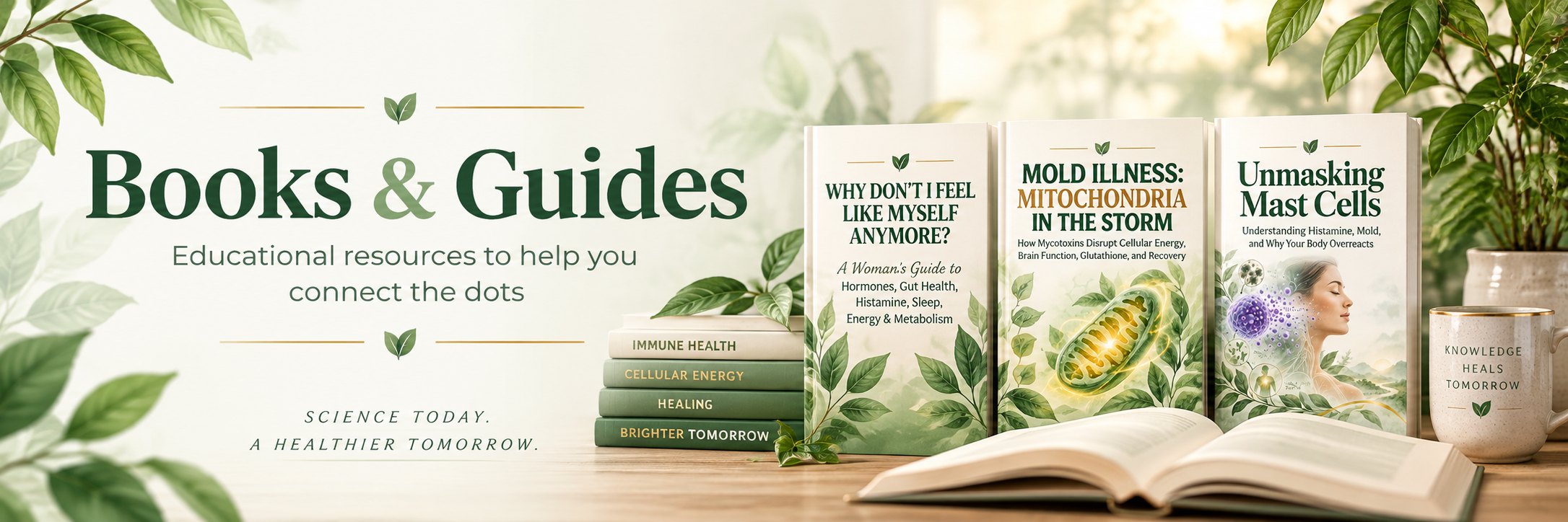 Books & Guides: educational resources to help you connect the dots, from Mold Detox Diet