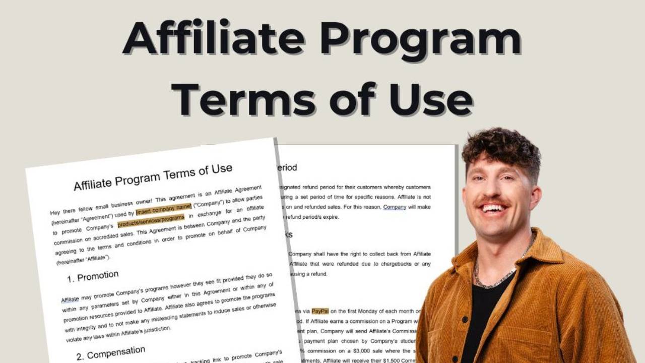 Affiliate Contract Template