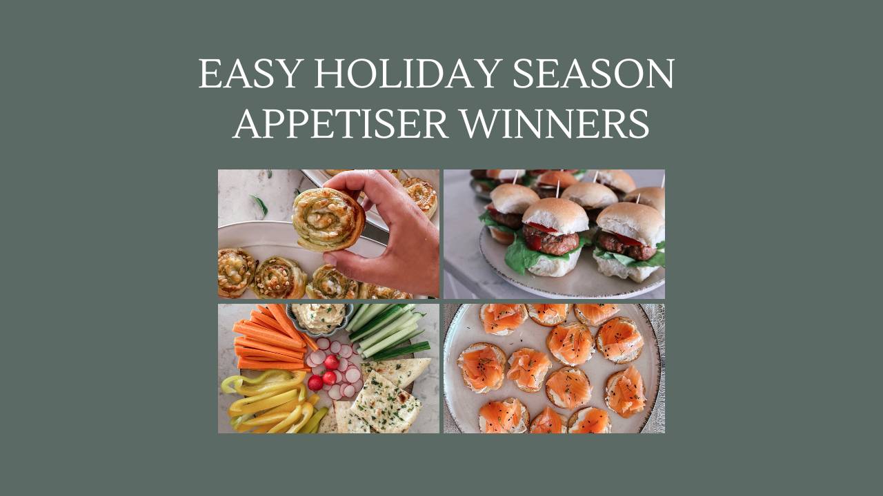 Easy Holiday Season Appetiser Winners